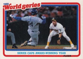 #10 Series Caps Award-Winning Year - Oakland Athletics - 1989 Fleer - World Series Baseball