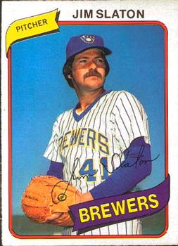#10 Jim Slaton - Milwaukee Brewers - 1980 O-Pee-Chee Baseball