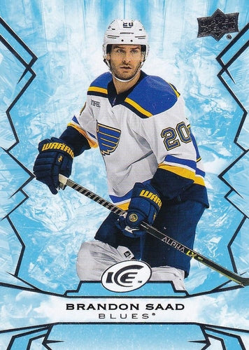 #10 Brandon Saad - St. Louis Blues - 2022-23 Upper Deck Ice Hockey