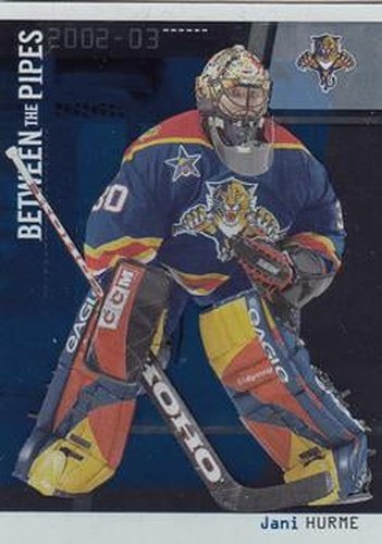 #10 Jani Hurme - Florida Panthers - 2002-03 Be a Player Between the Pipes Hockey
