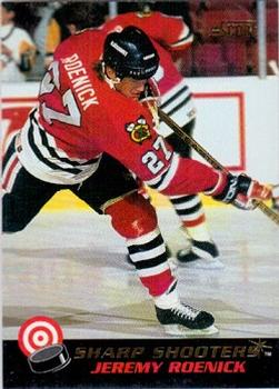 #10 Jeremy Roenick - Chicago Blackhawks - 1992-93 Score - Sharp Shooters Hockey