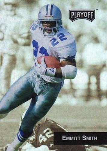 #10 Emmitt Smith - Dallas Cowboys - 1993 Playoff Football