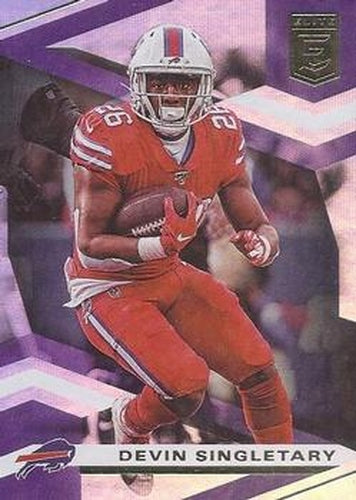 #10 Devin Singletary - Buffalo Bills - 2020 Donruss Elite Football