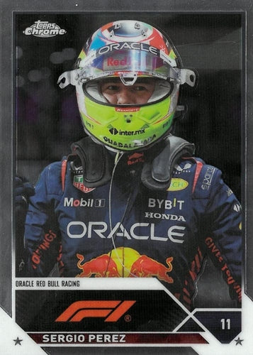 #10 Sergio Perez - Oracle Red Bull Racing - 2023 Topps Chrome Formula 1 Racing
