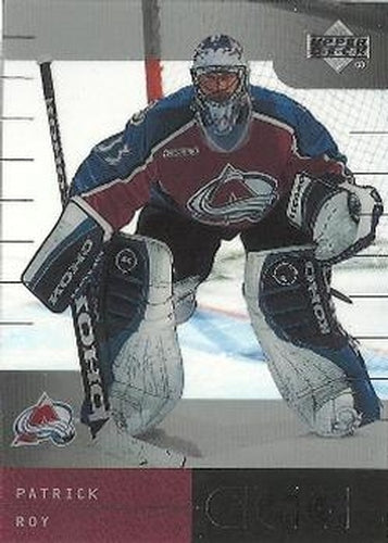 #10 Patrick Roy - Colorado Avalanche - 2000-01 Upper Deck Ice Hockey