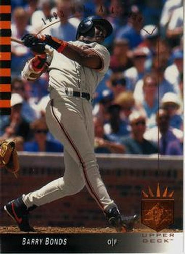 #10 Barry Bonds - San Francisco Giants - 1993 SP Baseball