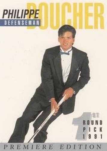 #10 Philippe Boucher - 1991 Arena Draft Picks Hockey
