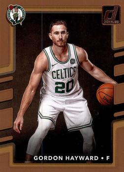 #10 Gordon Hayward - Boston Celtics - 2017-18 Donruss Basketball