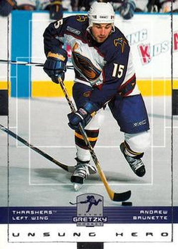 #10 Andrew Brunette - Atlanta Thrashers - 1999-00 Upper Deck Wayne Gretzky Hockey