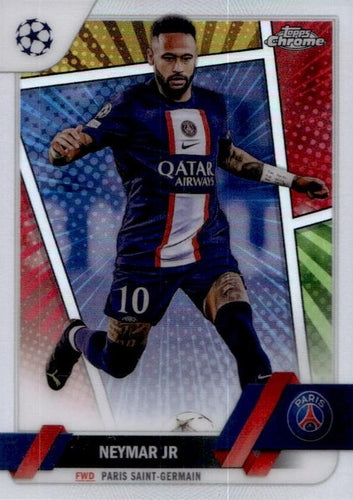 #10b Neymar Jr - Paris Saint-Germain - 2022-23 Topps Chrome UEFA Club Competitions Soccer