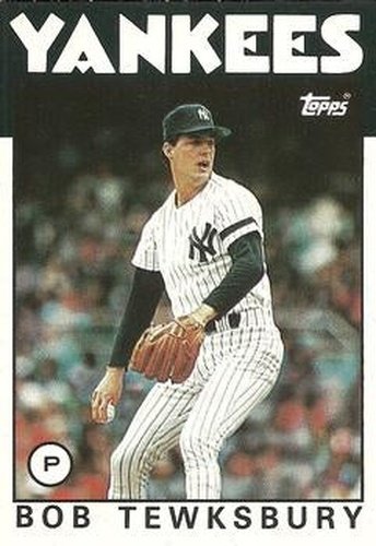 #110T Bob Tewksbury - New York Yankees - 1986 Topps Traded Baseball