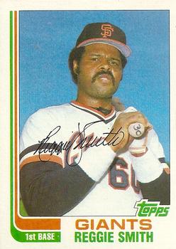 #110T Reggie Smith - San Francisco Giants - 1982 Topps Traded Baseball
