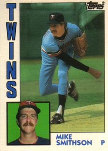 #110T Mike Smithson - Minnesota Twins - 1984 Topps Traded Baseball