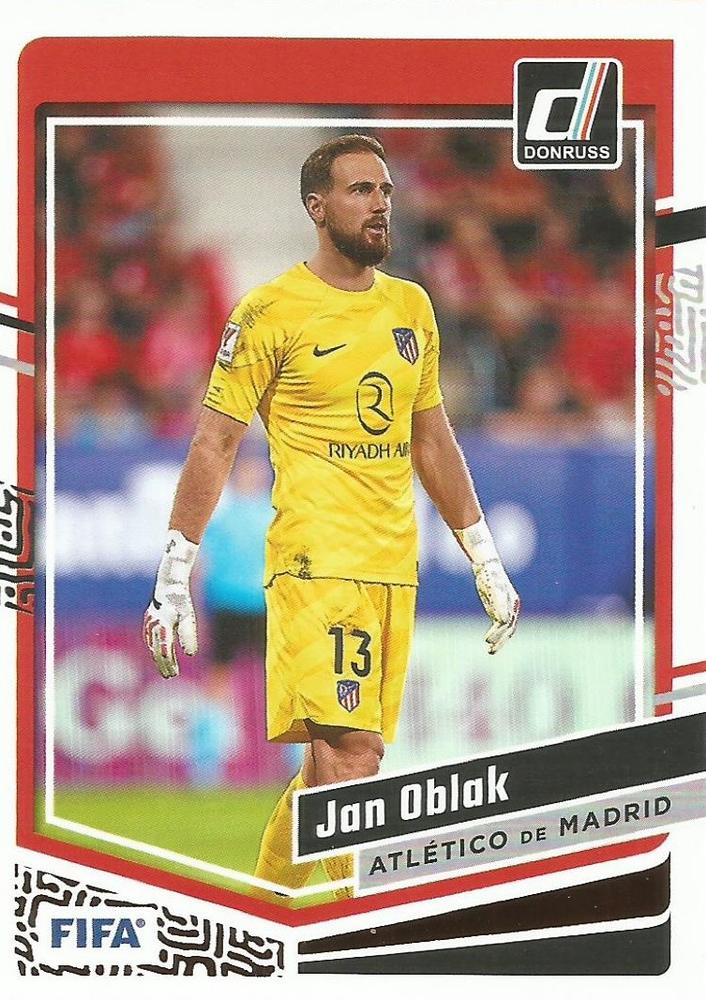 #110 Jan Oblak - Atletico Madrid - 2023-24 Donruss Soccer