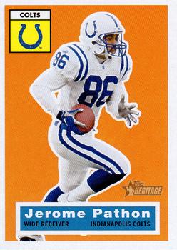 #110 Jerome Pathon - Indianapolis Colts - 2001 Topps Heritage Football