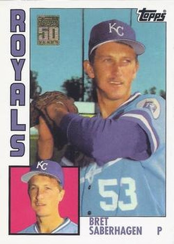 #T110 Bret Saberhagen - Kansas City Royals - 2001 Topps Traded & Rookies Baseball