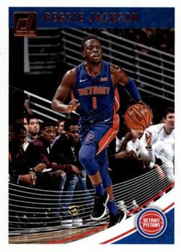 #110 Reggie Jackson - Detroit Pistons - 2018-19 Donruss Basketball