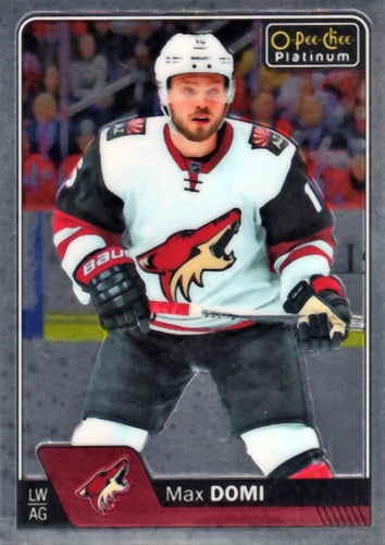 #110 Max Domi - Arizona Coyotes - 2016-17 O-Pee-Chee Platinum Hockey