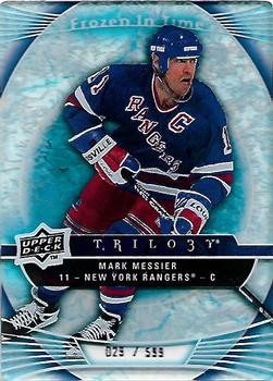#110 Mark Messier - New York Rangers - 2009-10 Upper Deck Trilogy Hockey