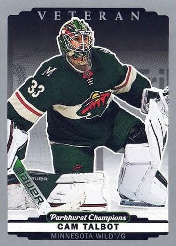 #110 Cam Talbot - Minnesota Wild - 2022-23 Parkhurst Champions - Silver Hockey