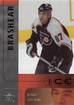 #110 Donald Brashear - Philadelphia Flyers - 2001-02 Upper Deck Ice Hockey