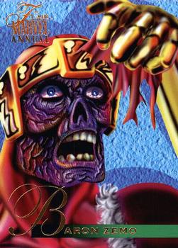 #110 Baron Zemo - 1995 Flair Marvel Annual