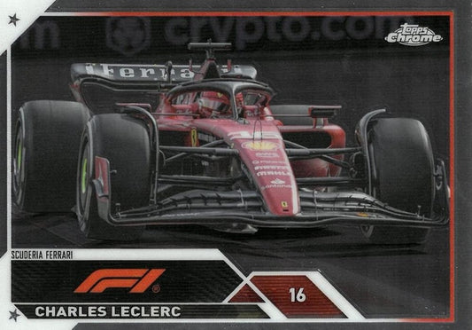 #110 Charles Leclerc - Scuderia Ferrari - 2023 Topps Chrome Formula 1 Racing