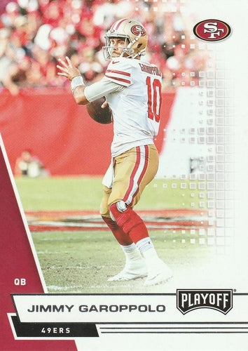 #110 Jimmy Garoppolo - San Francisco 49ers - 2020 Panini Playoff Football