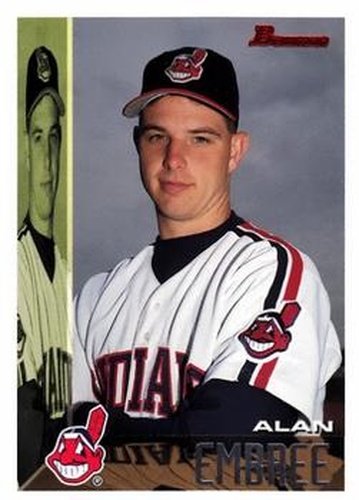 #110 Alan Embree - Cleveland Indians - 1995 Bowman Baseball