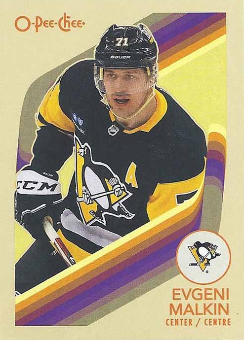 #110 Evgeni Malkin - Pittsburgh Penguins - 2023-24 O-Pee-Chee - Retro Hockey