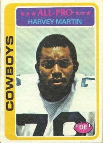 #110 Harvey Martin - Dallas Cowboys - 1978 Topps Football