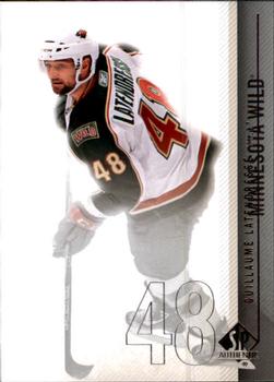 #110 Guillaume Latendresse - Minnesota Wild - 2010-11 SP Authentic Hockey