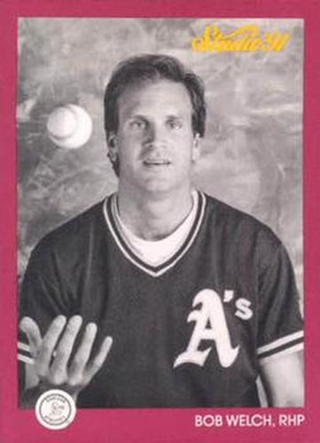#110 Bob Welch - Oakland Athletics - 1991 Studio Baseball