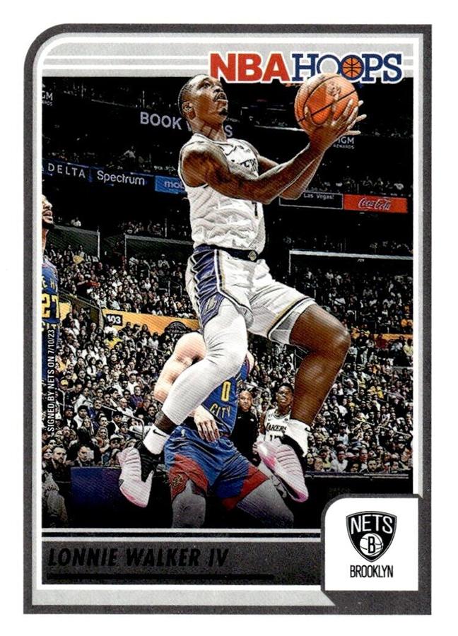 #110 Lonnie Walker IV - Brooklyn Nets - 2023-24 Hoops Basketball