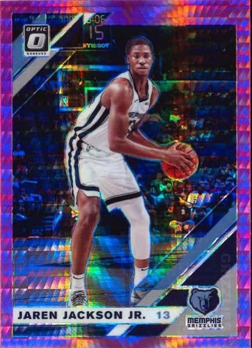 #110 Jaren Jackson Jr. - Memphis Grizzlies - 2019-20 Donruss Optic - Hyper Pink Basketball