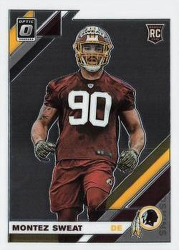 #110 Montez Sweat - Washington Redskins - 2019 Donruss Optic Football