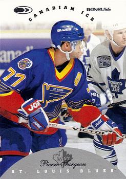 #110 Pierre Turgeon - St. Louis Blues - 1996-97 Donruss Canadian Ice Hockey