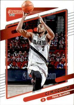 #110 CJ McCollum - Portland Trail Blazers - 2021-22 Donruss Basketball