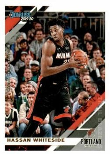 #110 Hassan Whiteside - Portland Trail Blazers - 2019-20 Donruss Basketball
