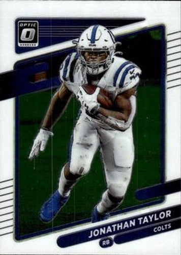 #110 Jonathan Taylor - Indianapolis Colts - 2021 Donruss Optic Football