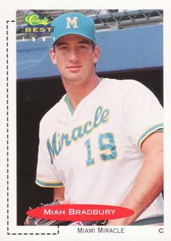 #110 Miah Bradbury - Miami Miracle - 1991 Classic Best Baseball