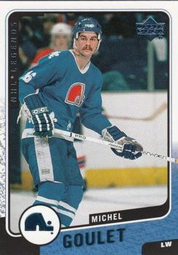 #110 Michel Goulet - Quebec Nordiques - 2000-01 Upper Deck Legends Hockey