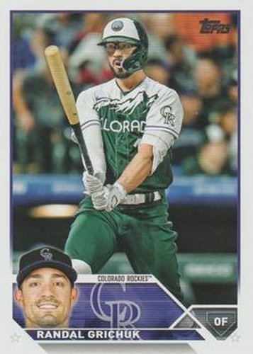 #110 Randal Grichuk - Colorado Rockies - 2023 Topps Baseball