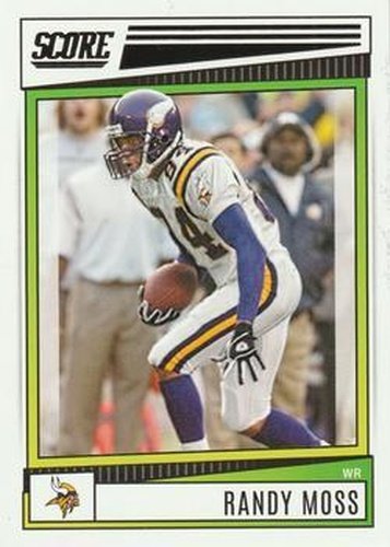 #110 Randy Moss - Minnesota Vikings - 2022 Score Football