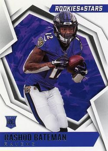 #110 Rashod Bateman - Baltimore Ravens - 2021 Panini Rookies & Stars Football
