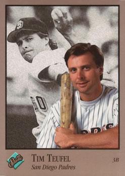 #110 Tim Teufel - San Diego Padres - 1992 Studio Baseball