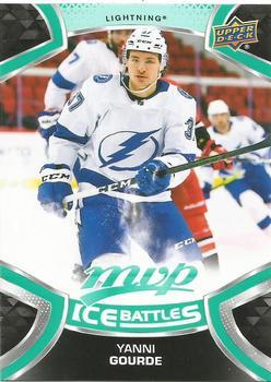 #110 Yanni Gourde - Tampa Bay Lightning - 2021-22 Upper Deck MVP - Ice Battles Hockey