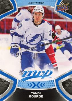 #110 Yanni Gourde - Tampa Bay Lightning - 2021-22 Upper Deck MVP - Blue Hockey