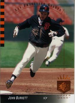 #110 John Burkett - San Francisco Giants - 1993 SP Baseball