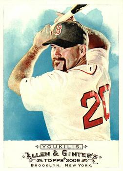 #110 Kevin Youkilis - Boston Red Sox - 2009 Topps Allen & Ginter Baseball